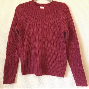 red sweater